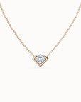 Aura Princess-cut Diamond Necklace