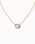 Aura Round Brilliant-cut Diamond Necklace