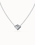 Aura Princess-cut Diamond Necklace