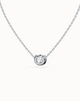 Aura Round Brilliant-cut Diamond Necklace