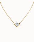Aura Princess-cut Diamond Necklace