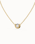 Aura Round Brilliant-cut Diamond Necklace