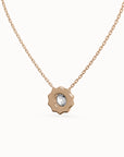 Cannelé Round-cut Diamond Necklace