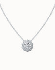 Cannelé Round-cut Diamond Necklace