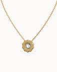 Cannelé Round-cut Diamond Necklace