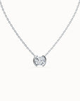 Echo Round Brilliant-cut Diamond Necklace
