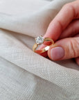 Manhattan Round Brilliant-cut Diamond Engagement Ring