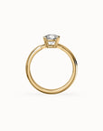 Manhattan Round Brilliant-cut Diamond Engagement Ring