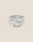 Milan Pear-cut Diamond Engagement Ring