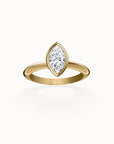 Moorea Marquise-cut Diamond Engagement Ring