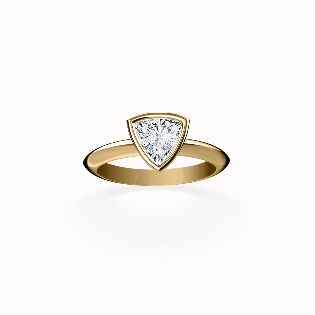 Moorea Trillion-cut Diamond Engagement Ring – STEPHANIE VAN ZWAM