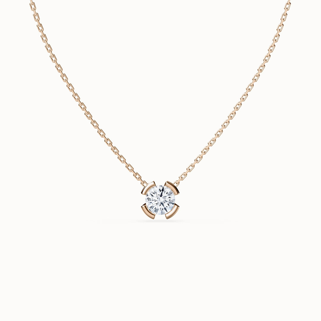 Origin Round Brilliant-cut Diamond Necklace