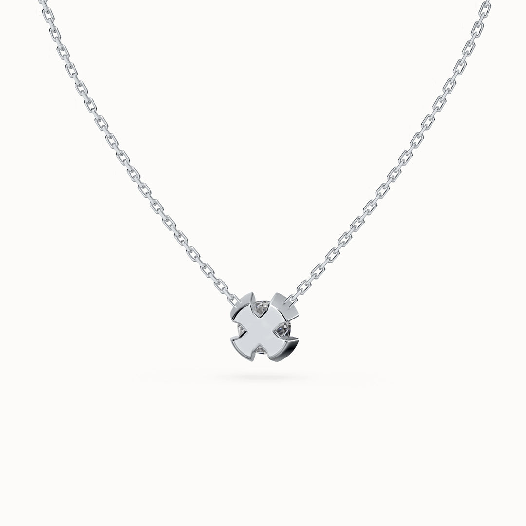 Origin Round Brilliant-cut Diamond Necklace