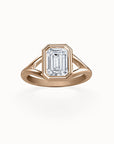 Paris Emerald-cut Diamond Engagement Ring