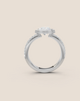 Sunkissed Round-cut Diamond Engagement Ring