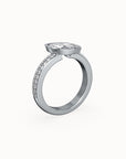 Tahiti Marquise-cut Diamond Engagement Ring