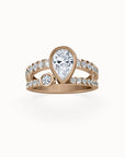 Venice Pear-cut Diamond Engagement Ring