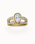 Venice Pear-cut Diamond Engagement Ring