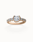 London Round Brilliant-cut Diamond Engagement Ring