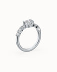 London Round Brilliant-cut Diamond Engagement Ring