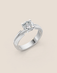 Manhattan Round Brilliant-cut Diamond Engagement Ring