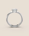 Manhattan Round Brilliant-cut Diamond Engagement Ring