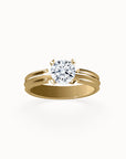 Manhattan Round Brilliant-cut Diamond Engagement Ring