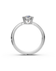 Manhattan Round Brilliant-cut Diamond Engagement Ring