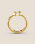 Manhattan Round Brilliant-cut Diamond Engagement Ring