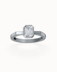 Miami Emerald-cut Diamond Engagement Ring