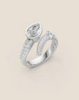 Milan Pear-cut Diamond Engagement Ring
