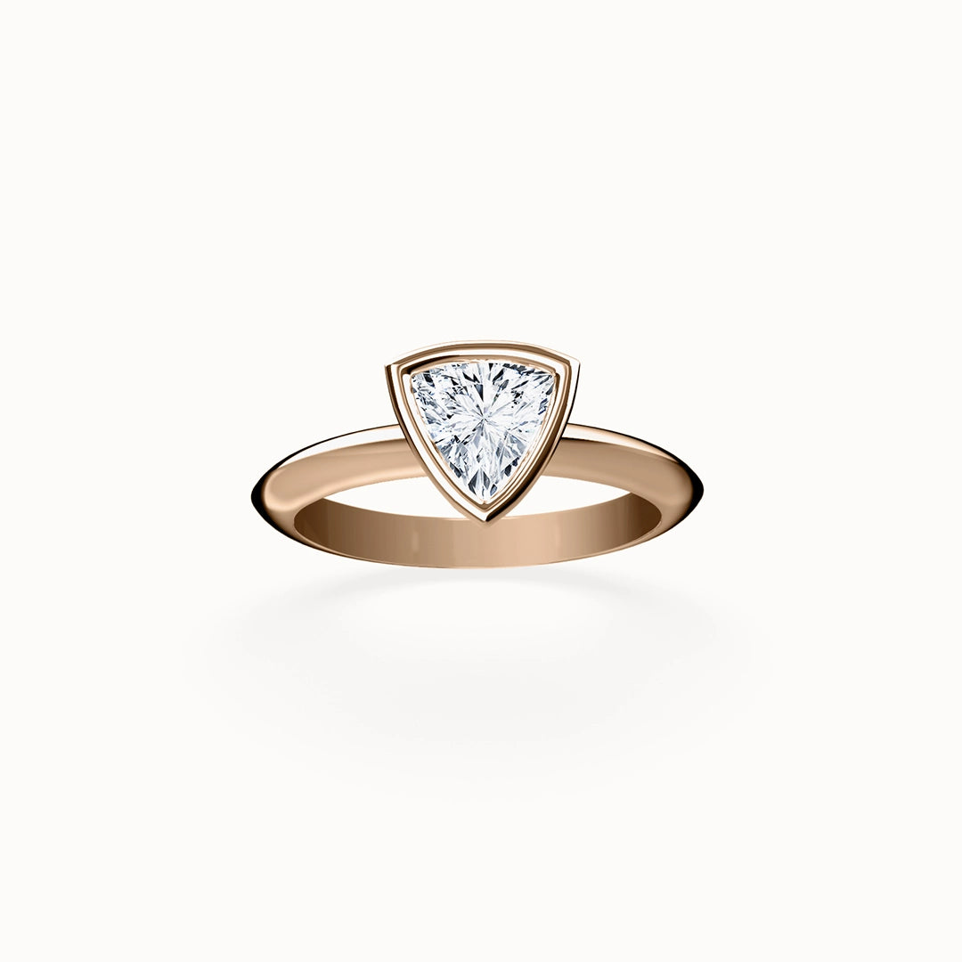 Moorea Trillion-cut Diamond Engagement Ring