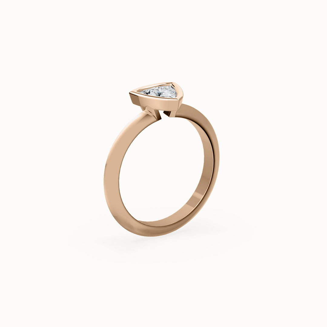 Moorea Trillion-cut Diamond Engagement Ring