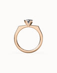 New York Asscher-cut Diamond Engagement Ring