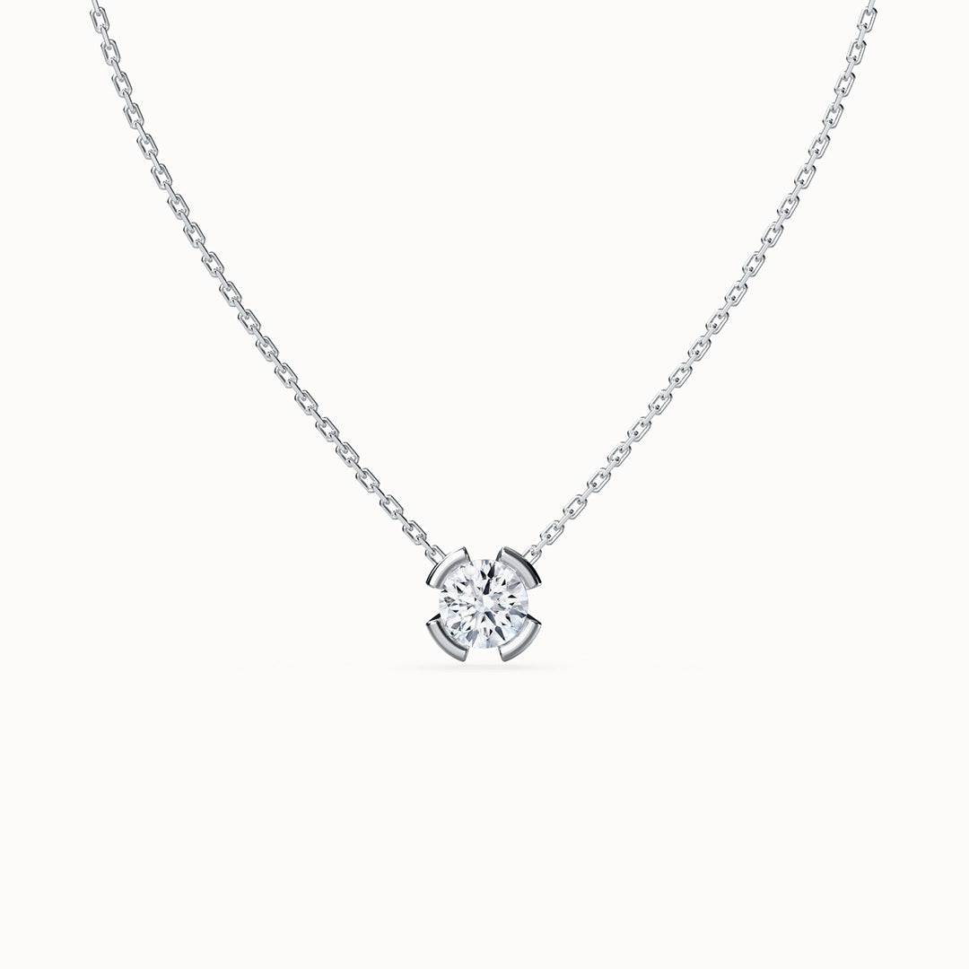 Origin Round Brilliant-cut Diamond Necklace