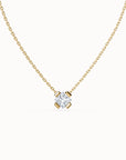 Origin Princess-cut Diamond Necklace