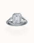 Paris Emerald-cut Diamond Engagement Ring