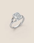 Paris Emerald-cut Diamond Engagement Ring