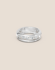 Shoreline bague diamant taille cœur
