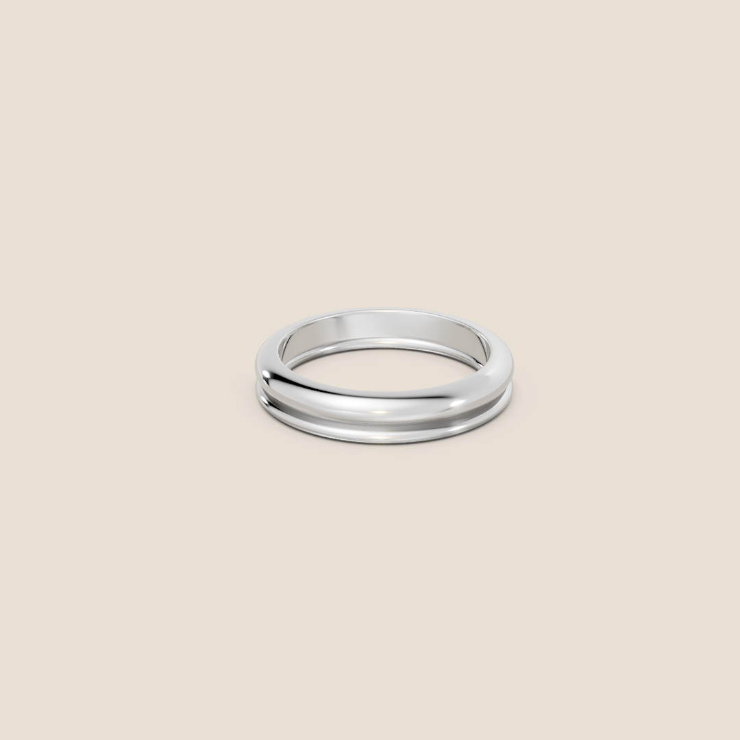 Shoreline 3.5mm Gold Band