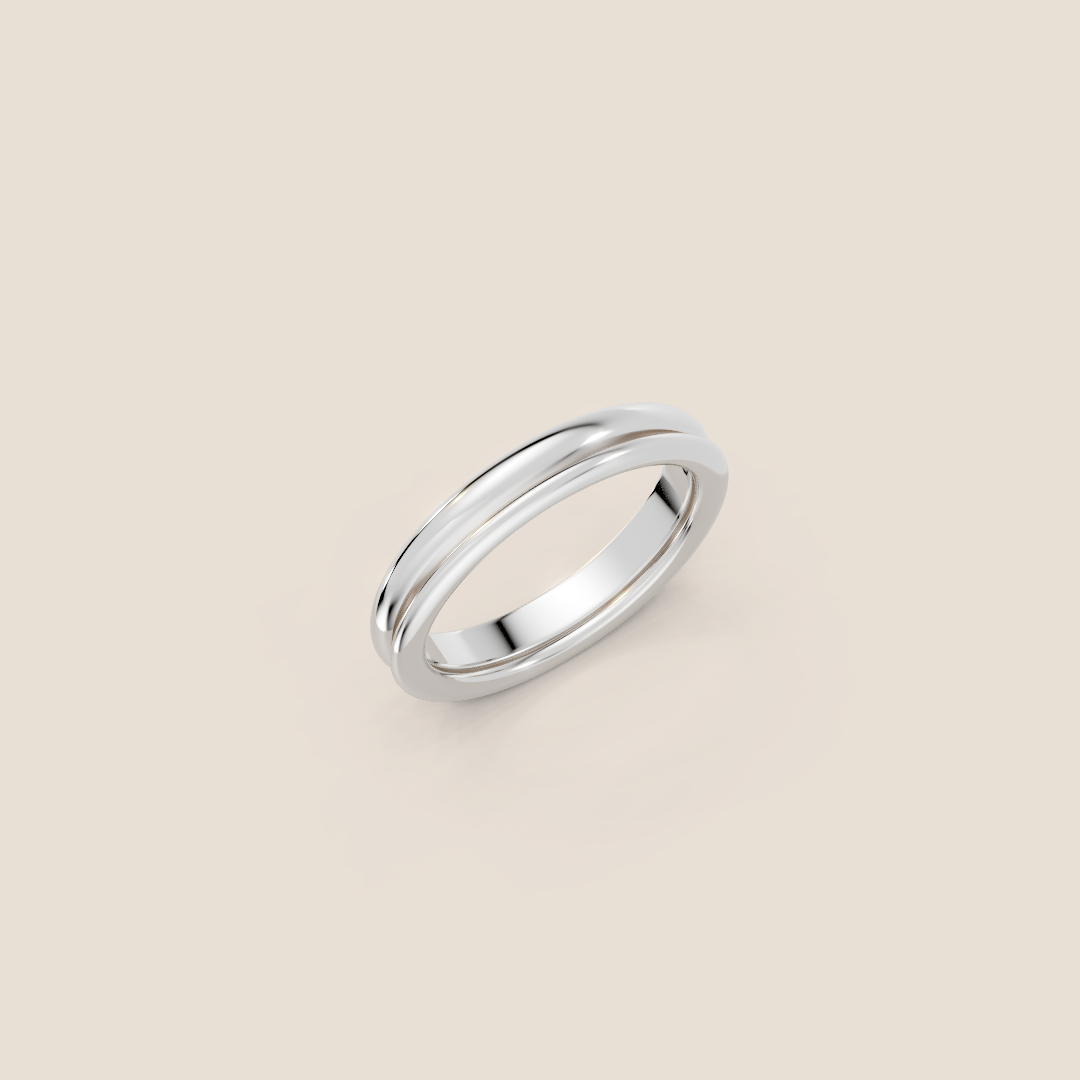 Shoreline 3.5mm Gold Band