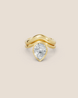 Shoreline Pear-cut Diamond Engagement Ring