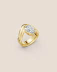 Shoreline Pear-cut Diamond Engagement Ring