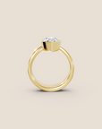 Shoreline Pear-cut Diamond Engagement Ring