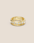 Shoreline bague diamant taille cœur