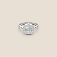 18k white gold