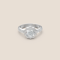 18k white gold