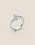 Sunkissed Oval-cut Diamond Solitaire Ring